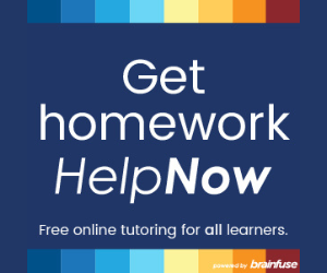 Get homework help now. Free online tutoring for all learners. Rainbow background.
